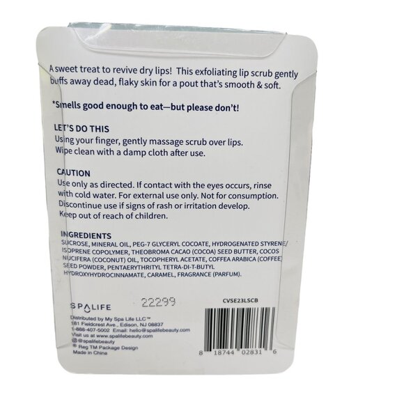 3x Spalife Scented Lip Scrub  0.53 Oz each Gently Exfoliating suitable for kids - Picture 7 of 7